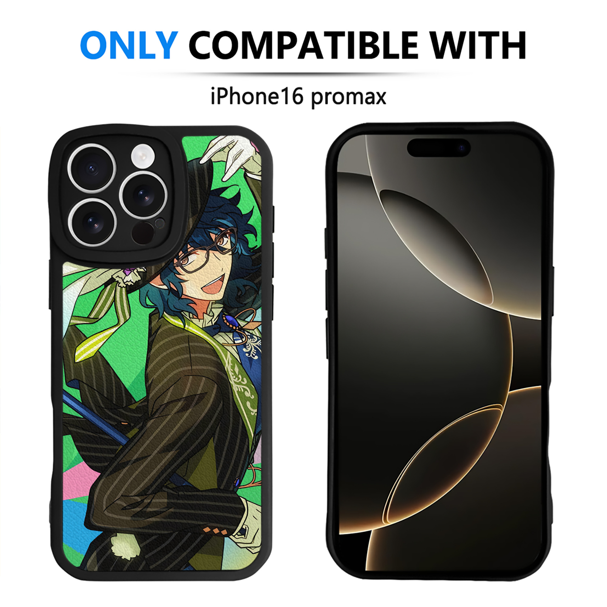 （画像用） あんさんぶるスターズ! Ensemble Stars 【iPhone 16シリーズ対応】シリコンスマホケース（レザー調） 材質：シリコン